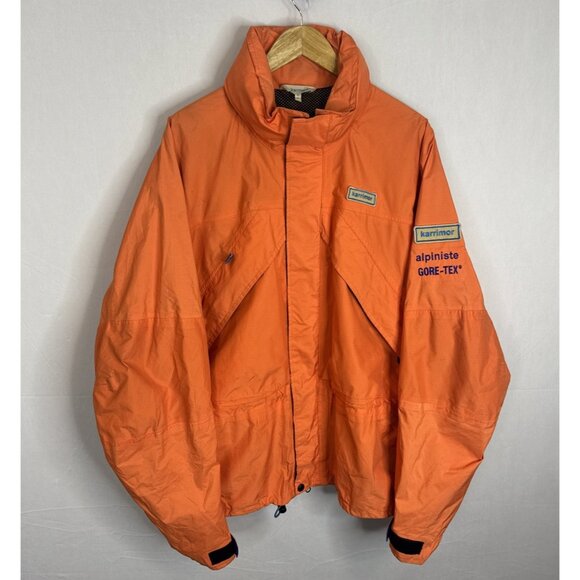 Vintage Karrimor Alpiniste Gore-Tex Jacket Orange XL Mountaineering Shell